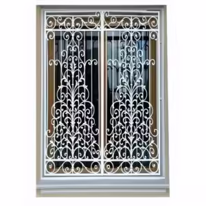 حفاظ پنجره مدل اشرافی زرین | طراحی فاخر و لوکس برای ساختمان&zwnj;های خاص