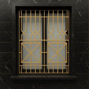 حفاظ پنجره مدل هندسی مدرن خاص و مقاوم