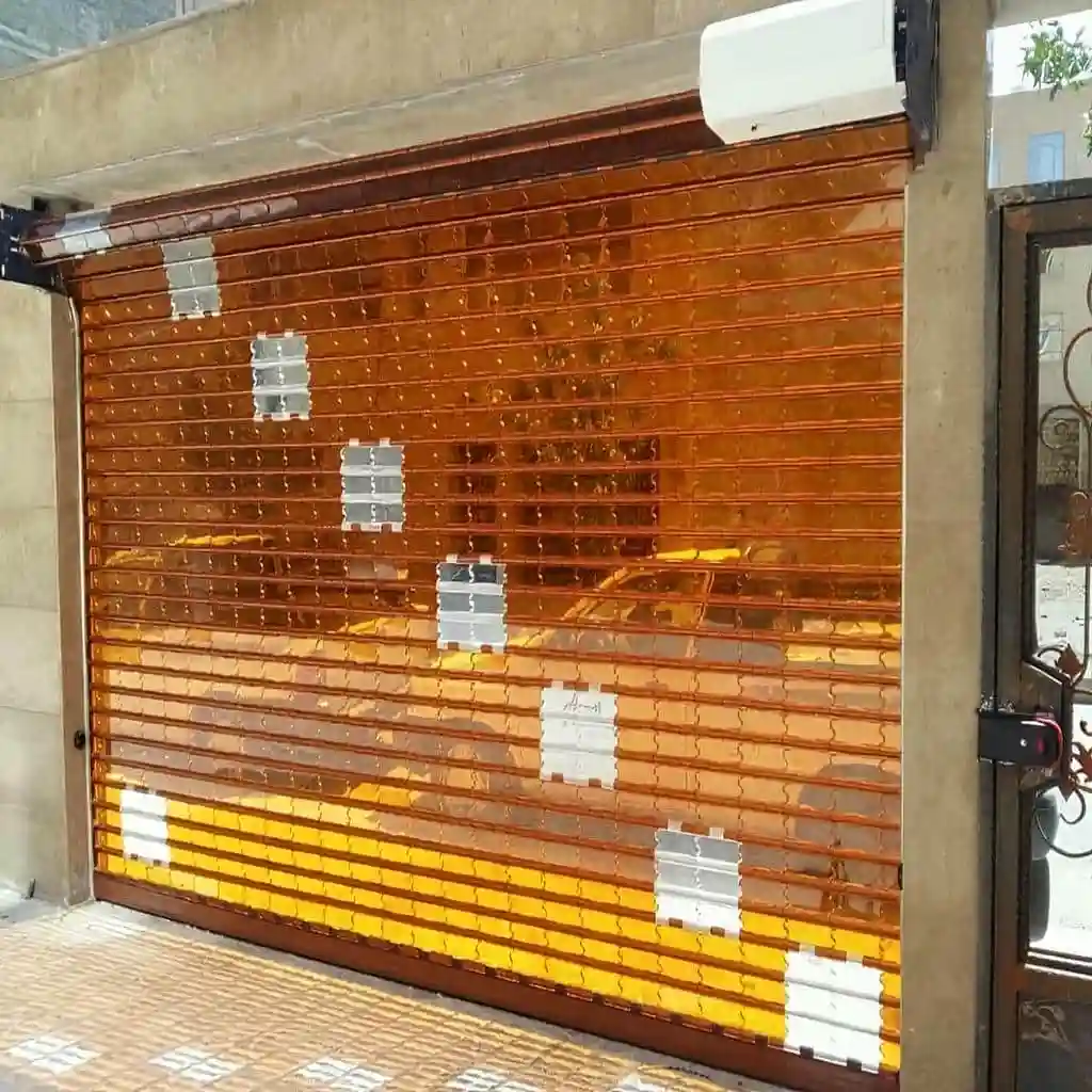 کرکره برقی پلی&zwnj;کربنات شفاف