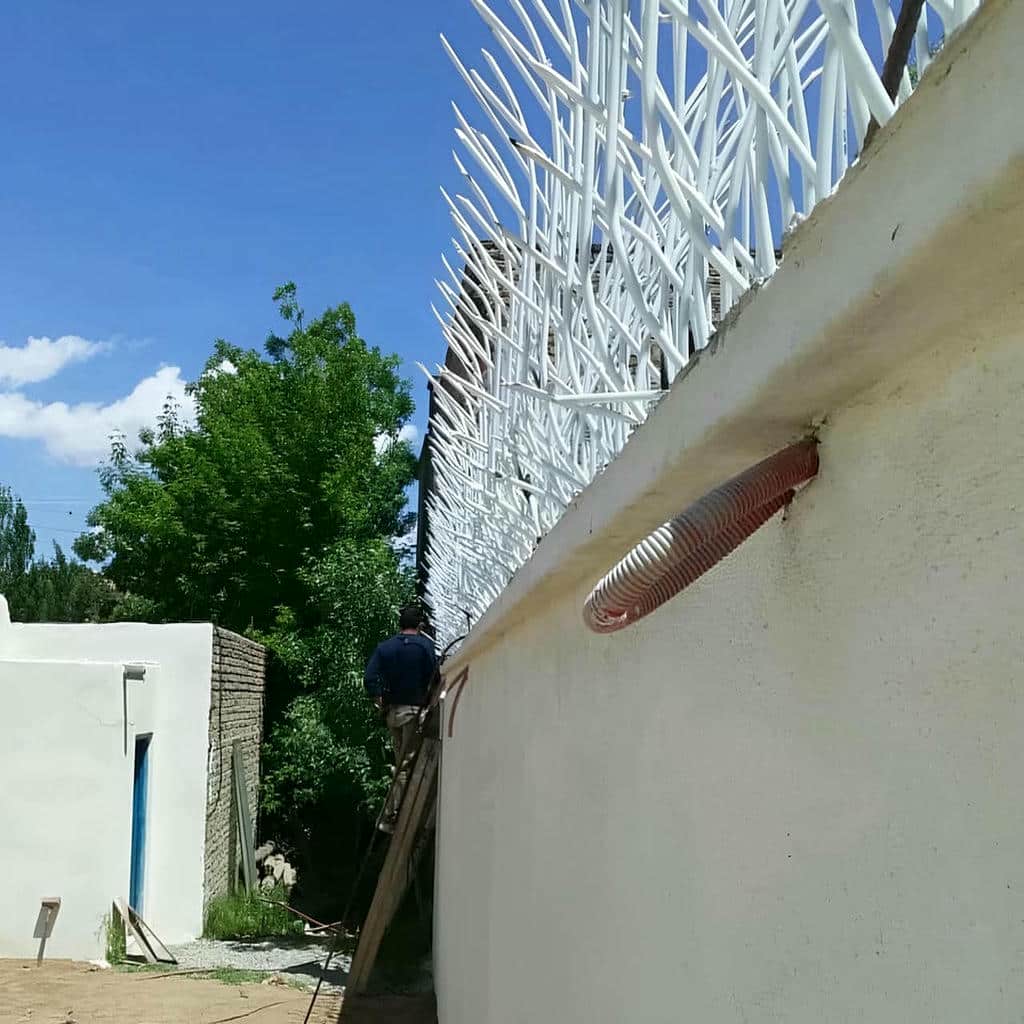 fence-wall-protection-deer-antler-spear-tk مدل حفاظ شاخ گوزنی بوتهای