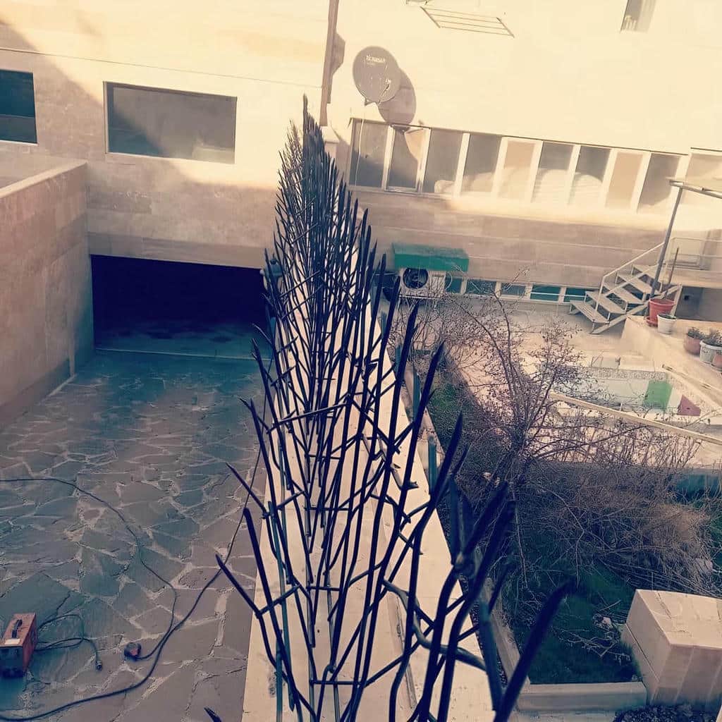 fence-wall-protection-deer-antler-spear-tm تولید حفاظ شاخ گوزنی فولادی