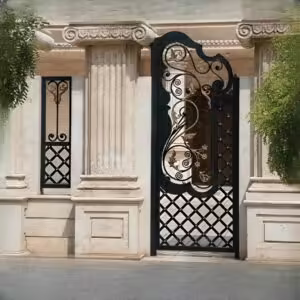 درب فلزی ارغوان فرفورژه لوکس