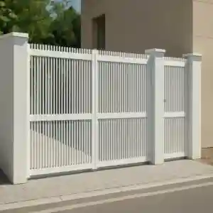 درب مدرن آرالی ویلا حیاط