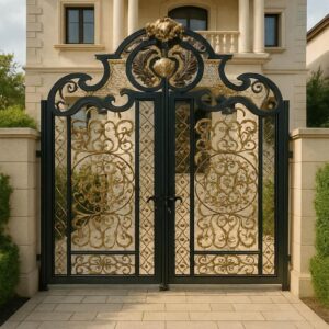 درب فلزی میخک کلاسیک لوکس