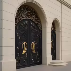 درب فلزی پروانه شیک لوکس