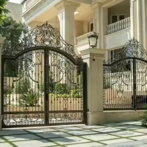 ایده درب ورودی ساختمان لوکس