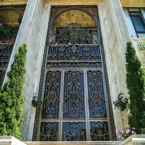 villa-door-wrought-iron-pv درب حیاط فوق العاده شیک لاکچری