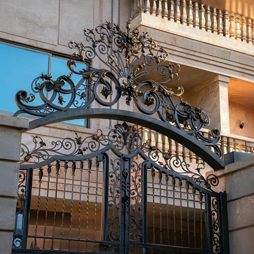 قیمت درب فلزی استریا فرفورژه مدرن