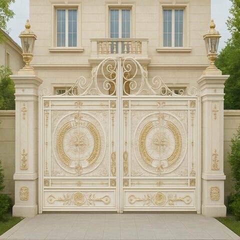 درب ارکیده 7 درب فلزی ارکیده فرفورژه لوکس