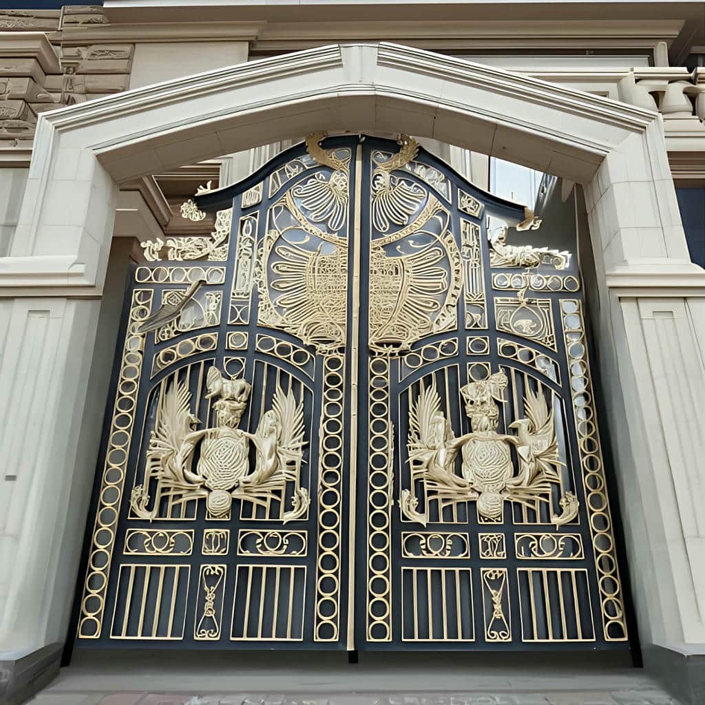 قیمت درب فلزی باکینگهام رنگ کوره ای