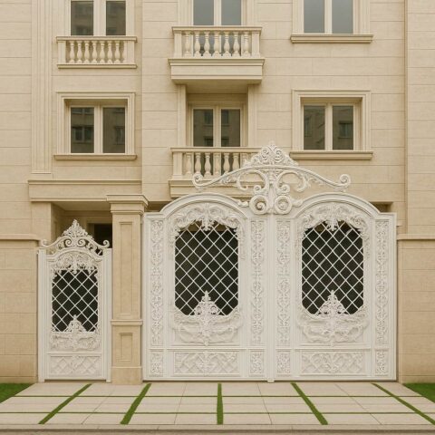 درب توسکا 7 درب فلزی توسکا مینیمال لوکس