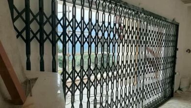 درب آکاردئونی در فردیس کرج