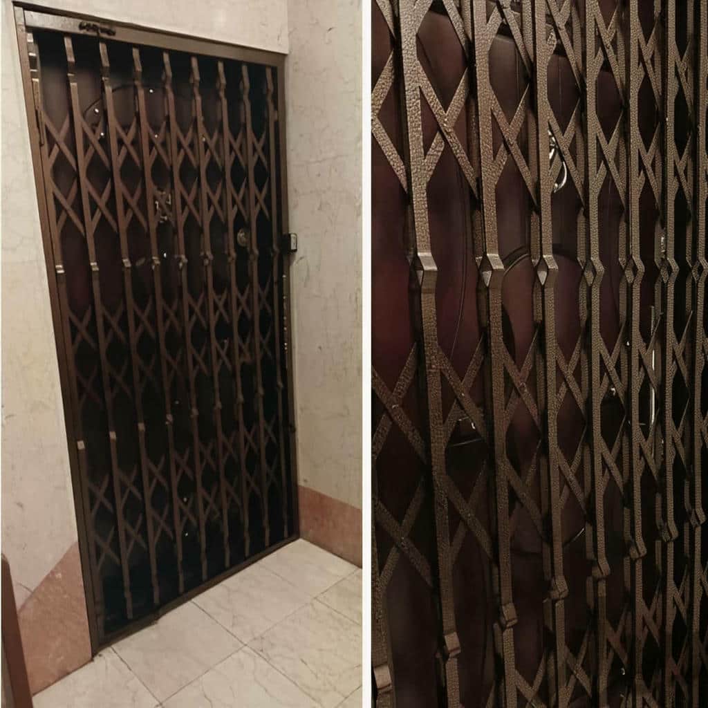 نصب درب آکاردئونی چهارگل در نسیم شهر