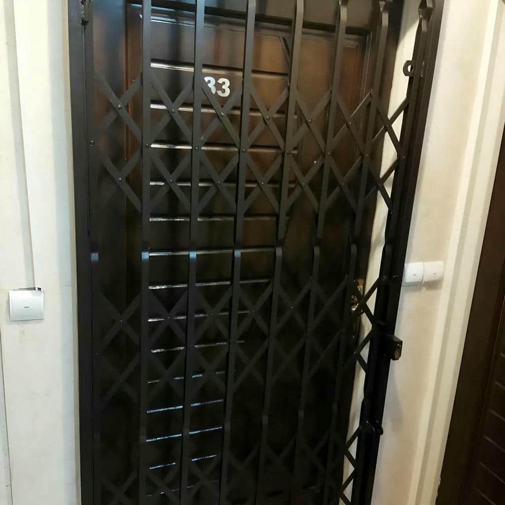 فروش درب آکاردئونی ضدسرقت در محمودآباد