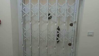 درب آکاردئونی در تبریز