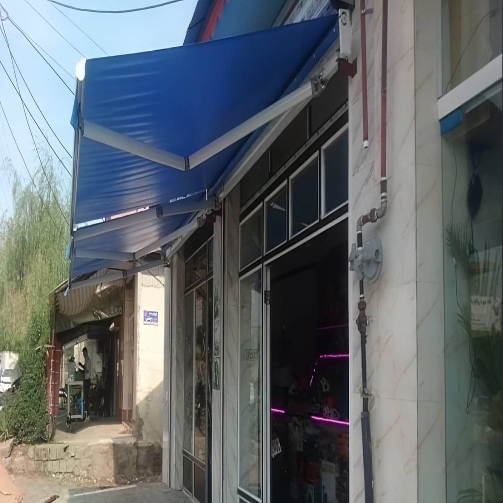 نصب سایبان برقی اتوماتیک موتور قدرتمند در محمدشهر