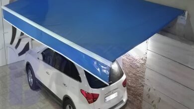 سایبان برقی اتوماتیک در چالوس