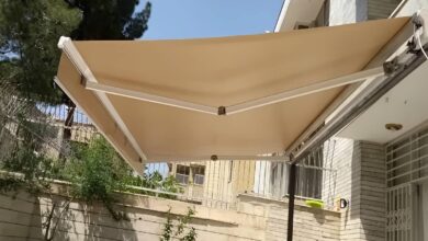 سایبان برقی اتوماتیک در طالقان