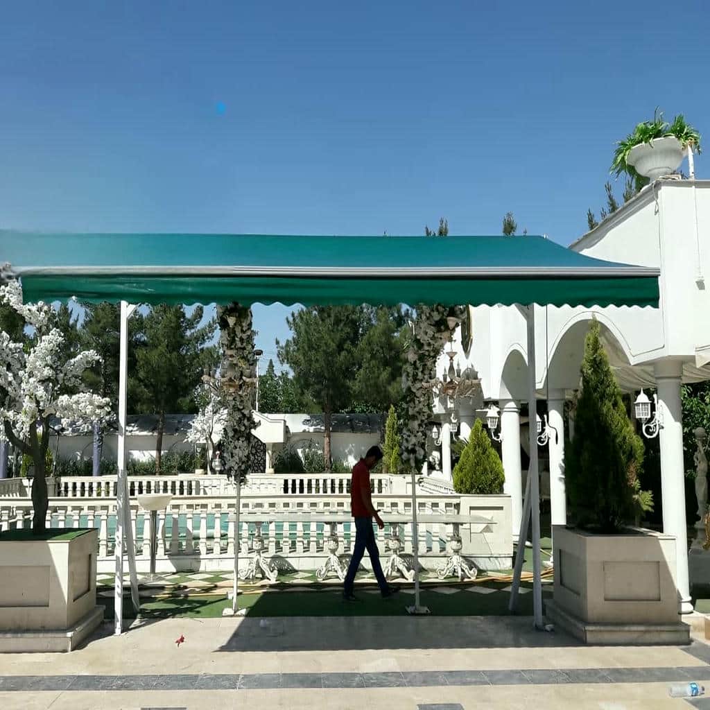 قیمت سایبان برقی اتوماتیک سایبان مغازه در نظرآباد