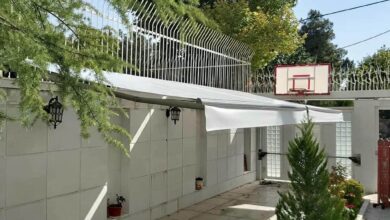 سایبان برقی اتوماتیک در قم