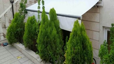 سایبان برقی اتوماتیک در عظیمیه کرج