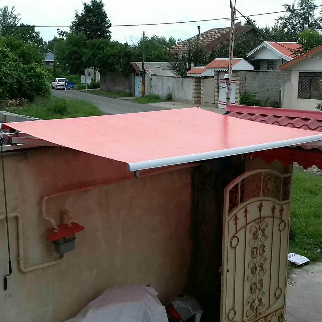 فروش سایبان برقی اتوماتیک پارچه ضد UV در تبریز