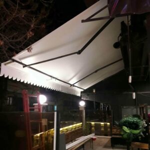 سایبان برقی اتوماتیک در استان گلستان