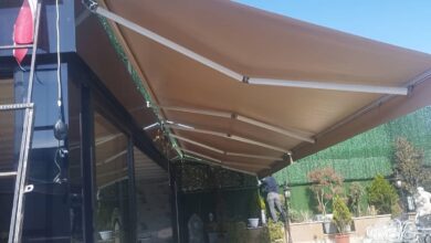 سایبان برقی اتوماتیک در مهرشهر کرج