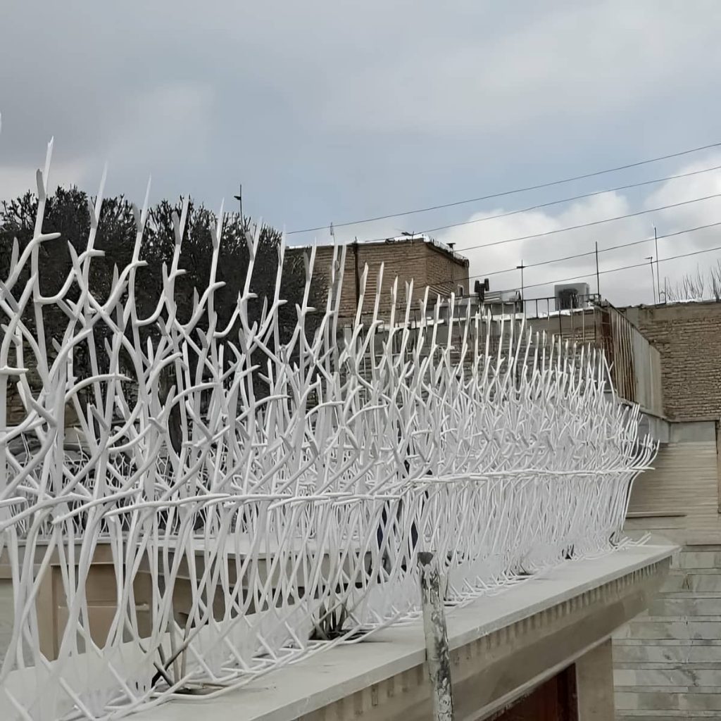 نصب حفاظ شاخ گوزنی اجرای پروژه در قزوین