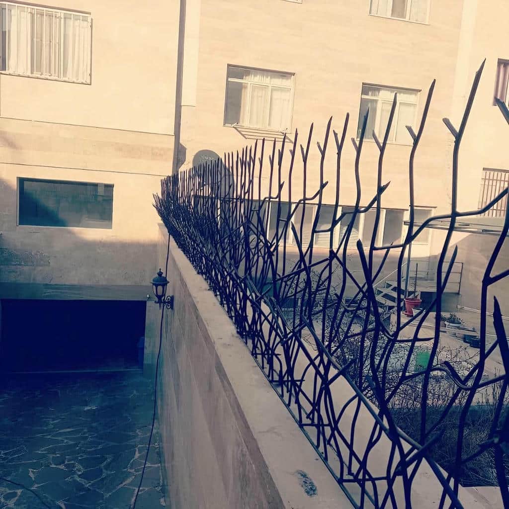 نصب حفاظ شاخ گوزنی رنگ مقاوم در بندر لنگه