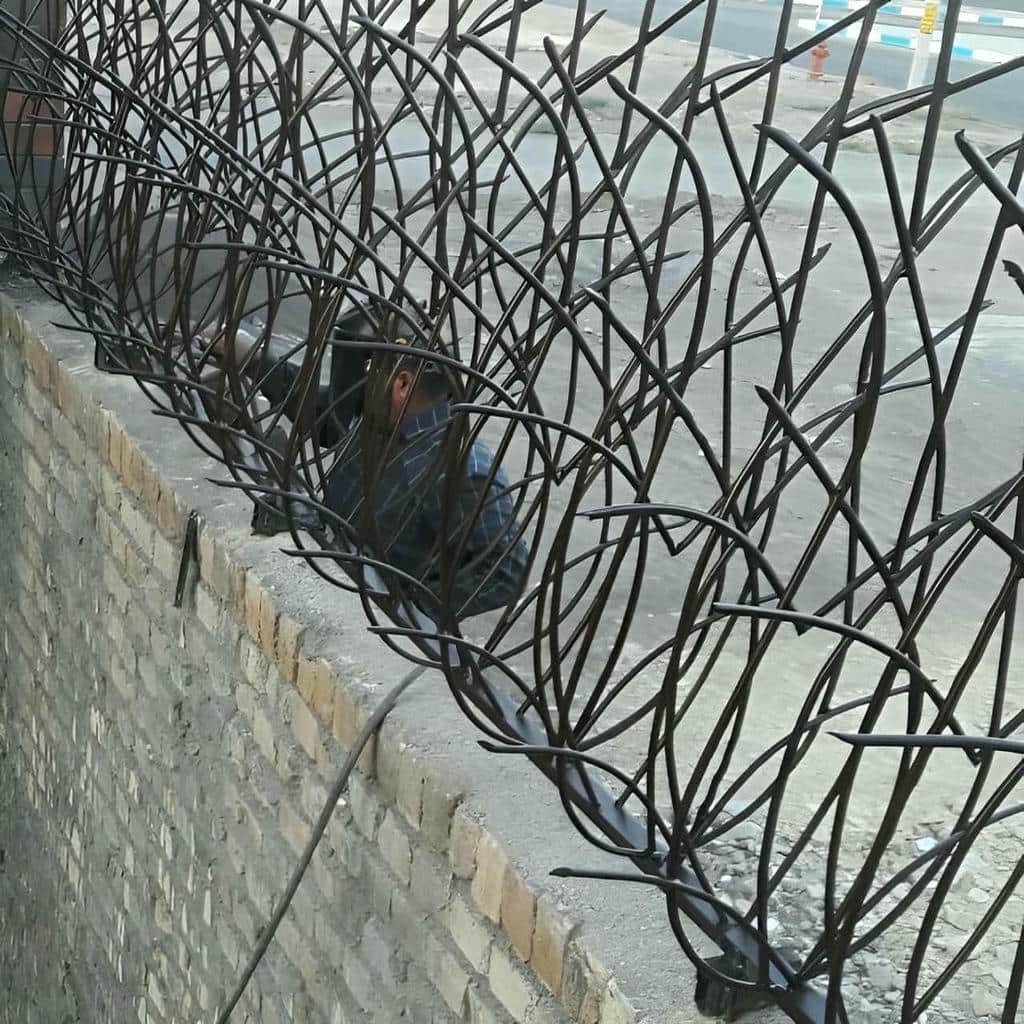 نصب حفاظ شاخ گوزنی پوشش ضدزنگ در دماوند