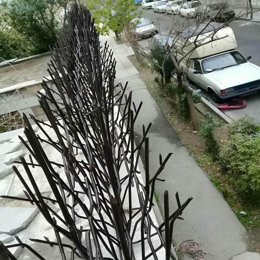 نصب حفاظ شاخ گوزنی رنگ کورهای در سبزوار