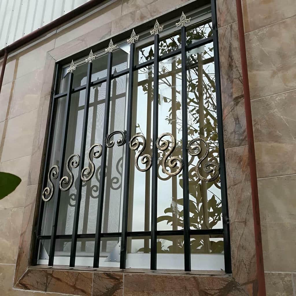 قیمت حفاظ پنجره نرده ساختمان آهنی در آبادان