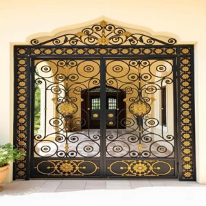 درب حیاط فلزی در بابل