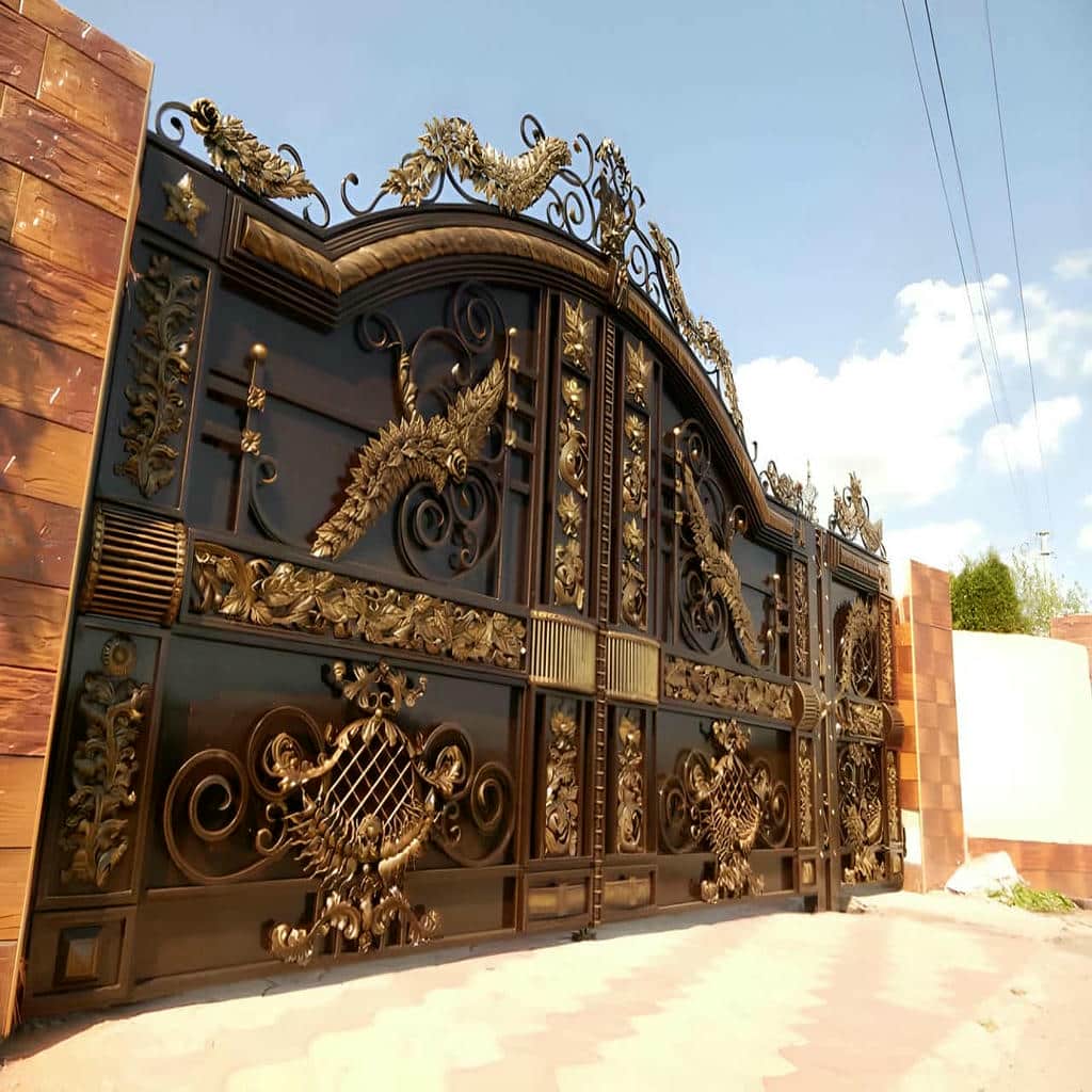 درب حیاط فلزی در گرگان