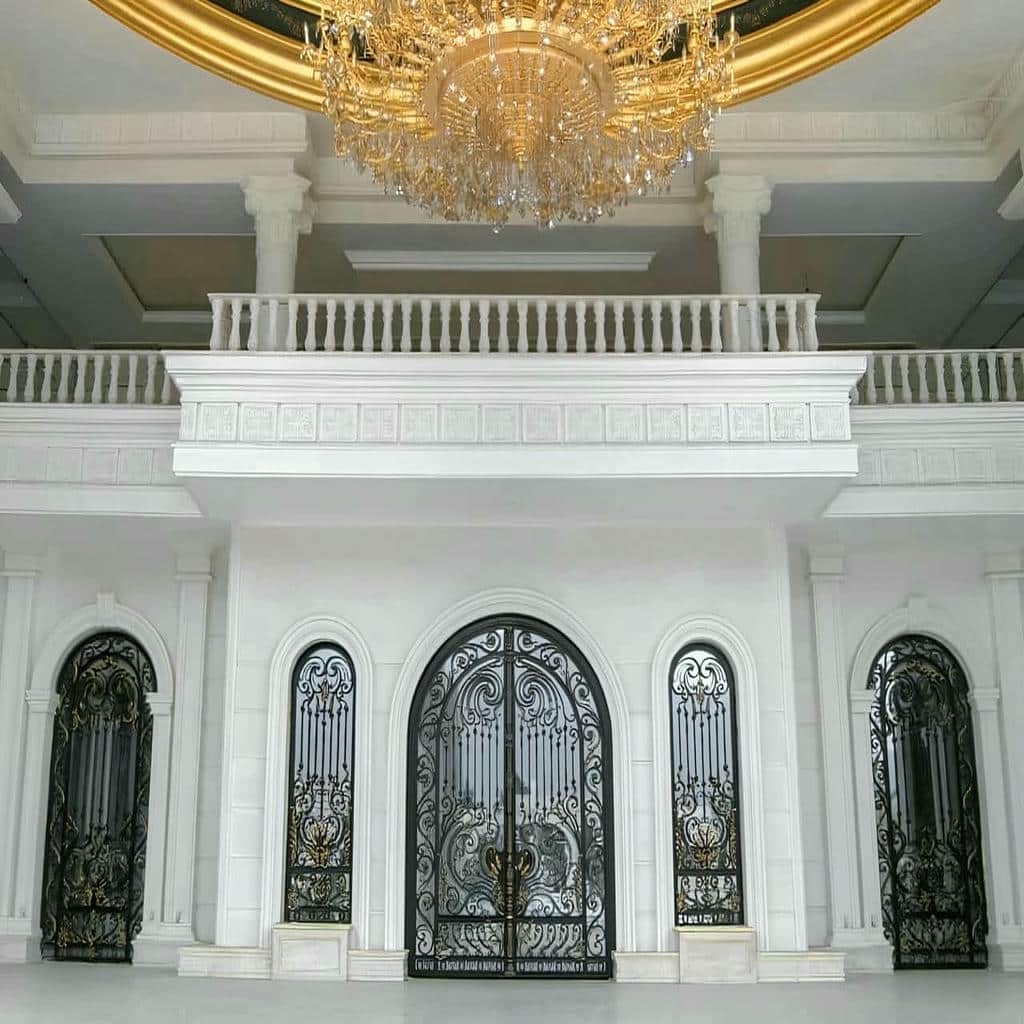 خرید درب حیاط فلزی فرفورژه در یزد