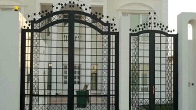 درب حیاط فلزی در رامسر