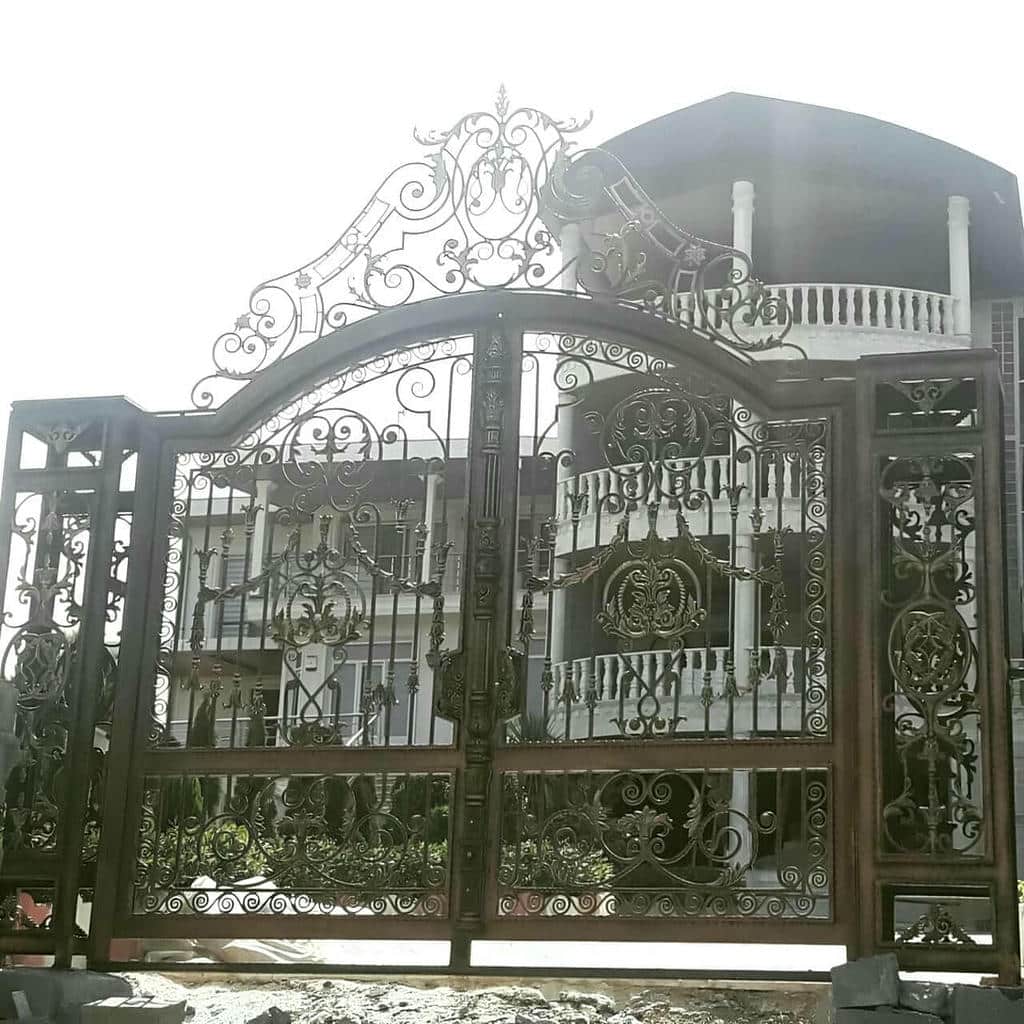 فروش درب حیاط فلزی پروفیل سنگین در استان خوزستان