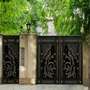 درب حیاط فلزی در ایلام