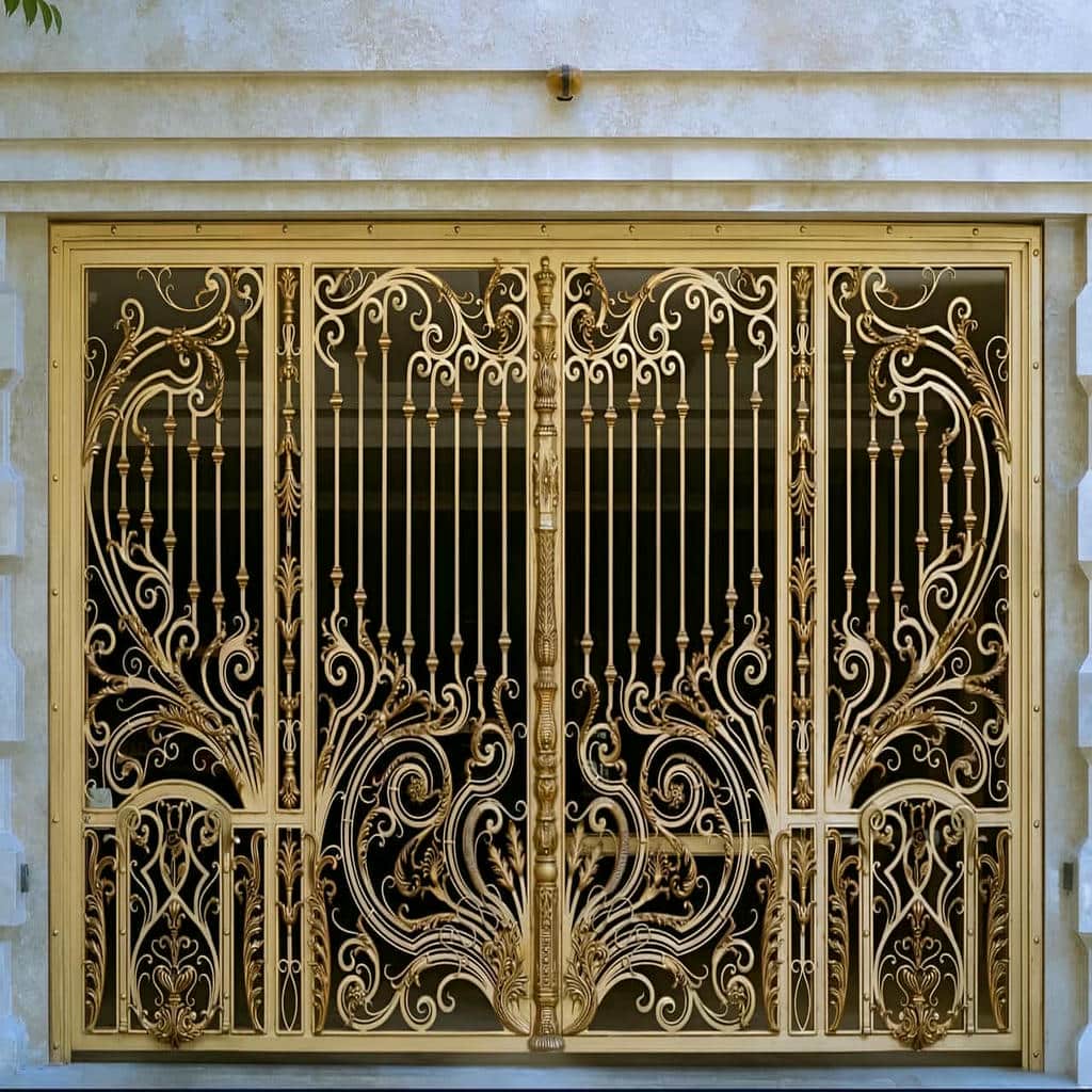 نصب درب حیاط فلزی فرفورژه در زاهدان