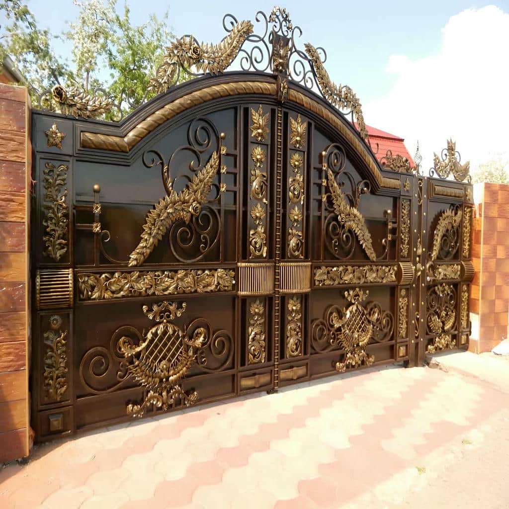 قیمت درب حیاط فلزی فرفورژه در کرج