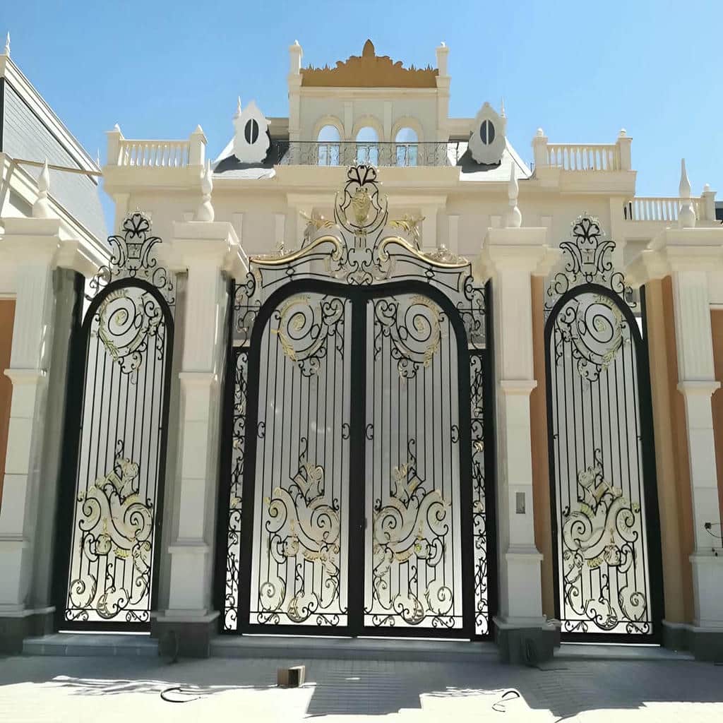 خرید درب حیاط فلزی باغی در بومهن