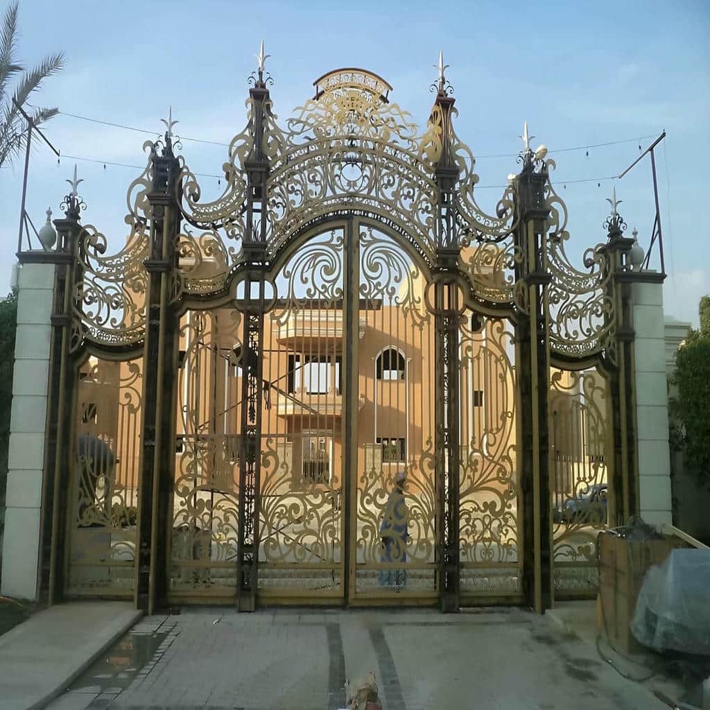 درب حیاط فلزی در اشتهارد