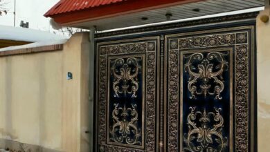 درب حیاط فلزی در رشت