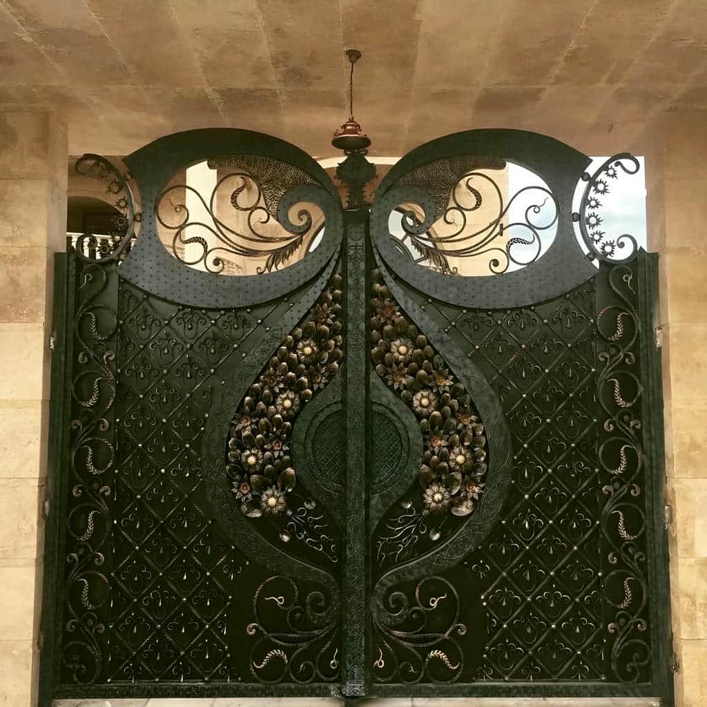 خرید درب حیاط فلزی پروفیل سنگین در مشهد