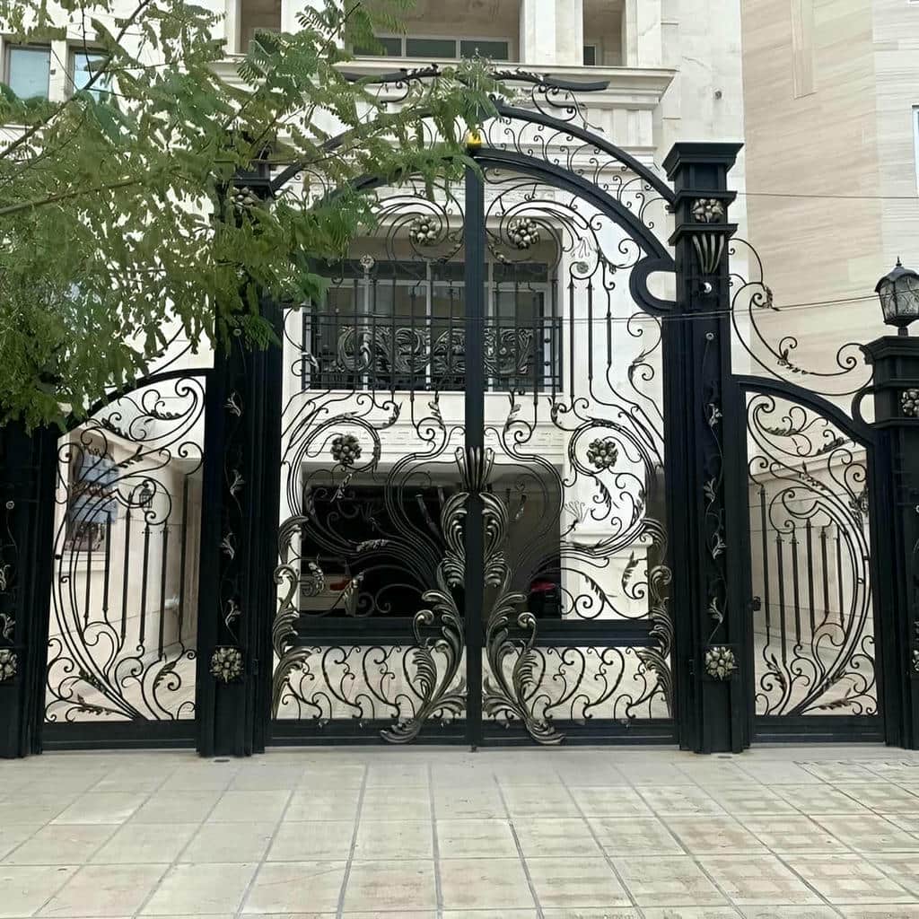کارخانه درب حیاط فلزی ویلایی در بجنورد