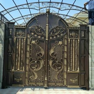 درب حیاط فلزی در کرمان