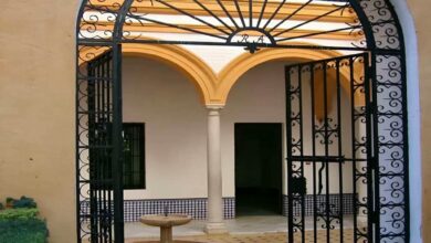 درب حیاط فلزی در سبزوار