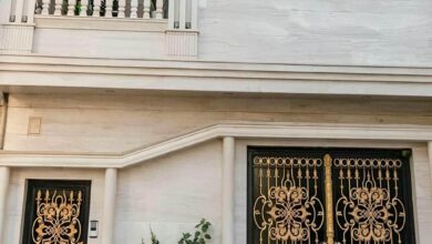 درب حیاط فلزی در آمل