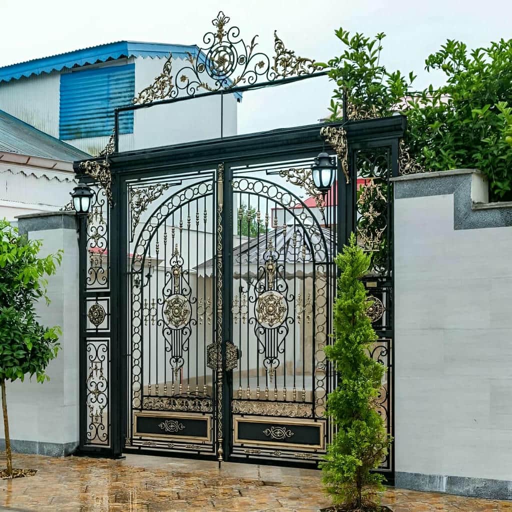 فروش درب حیاط فلزی ویلایی مدرن در ایرانشهر